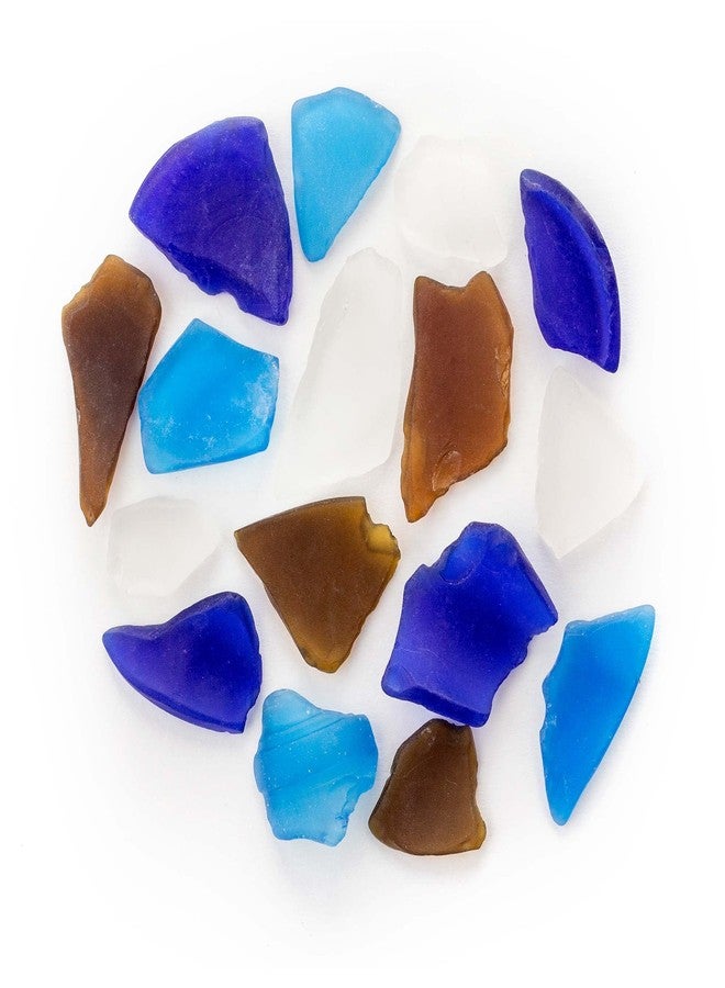 Galapagos Galápagos (05139) Aquarium Sea Glass - Tumbled Decorative Glass for Aquariums, Terrariums, Crafts, Vases, and Home Decor, 4 lb Bag, Pacific Mix - Image 1